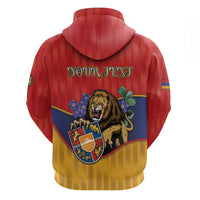Personalized Armenia Zip Hoodie Lion As National Symbol - Wonder Print Shop