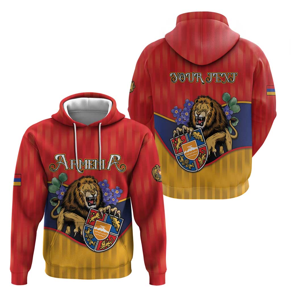 Personalized Armenia Zip Hoodie Lion As National Symbol - Wonder Print Shop