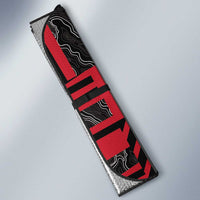 Austria Auto Sun Shade Black Eagle Badge With Patterns - Wonder Print Shop