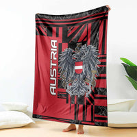 Austria Blanket Black Eagle Badge With Patterns - Wonder Print Shop