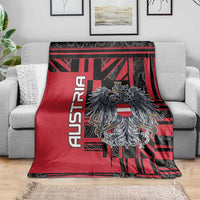 Austria Blanket Black Eagle Badge With Patterns - Wonder Print Shop