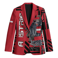 Personalized Austria Blazer Black Eagle Badge With Patterns - Wonder Print Shop