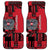 Austria Car Mats Black Eagle Badge With Patterns - Wonder Print Shop