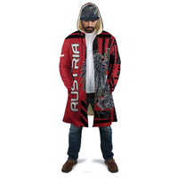 Personalized Austria Cloak Black Eagle Badge With Patterns - Wonder Print Shop