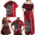 Personalized Austria Family Matching Off Shoulder Maxi Dress and Hawaiian Shirt Black Eagle Badge With Patterns - Wonder Print Shop