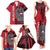 Personalized Austria Family Matching Tank Maxi Dress and Hawaiian Shirt Black Eagle Badge With Patterns - Wonder Print Shop