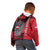 Personalized Austria Kid Hoodie Black Eagle Badge With Patterns - Wonder Print Shop