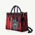 Austria Leather Bag Black Eagle Badge With Patterns - Wonder Print Shop