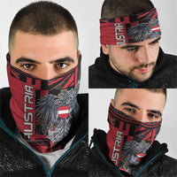 Austria Neck Gaiter Black Eagle Badge With Patterns DT05