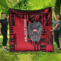 Austria Quilt Black Eagle Badge With Patterns - Wonder Print Shop