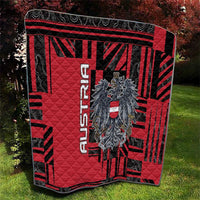 Austria Quilt Black Eagle Badge With Patterns - Wonder Print Shop