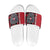 Austria Slide Sandals Black Eagle Badge With Patterns - Wonder Print Shop
