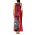 Personalized Austria Tank Maxi Dress Black Eagle Badge With Patterns - Wonder Print Shop