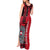 Personalized Austria Tank Maxi Dress Black Eagle Badge With Patterns - Wonder Print Shop