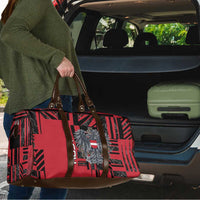 Austria Travel Bag Black Eagle Badge With Patterns - Wonder Print Shop