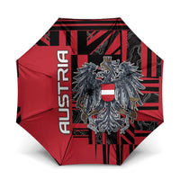 Austria Umbrella Black Eagle Badge With Patterns - Wonder Print Shop