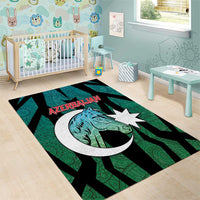 Azerbaijan Area Rug Karabakh Horse Tattoo - Wonder Print Shop
