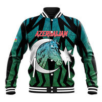 Personalized Azerbaijan Baseball Jacket Karabakh Horse Tattoo - Wonder Print Shop