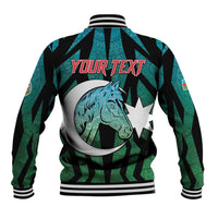 Personalized Azerbaijan Baseball Jacket Karabakh Horse Tattoo - Wonder Print Shop
