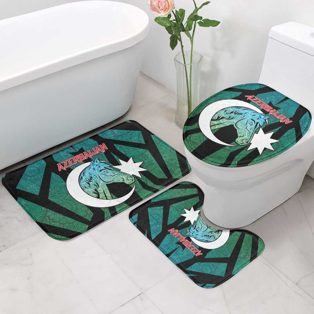 Azerbaijan Bathroom Set Karabakh Horse Tattoo - Wonder Print Shop
