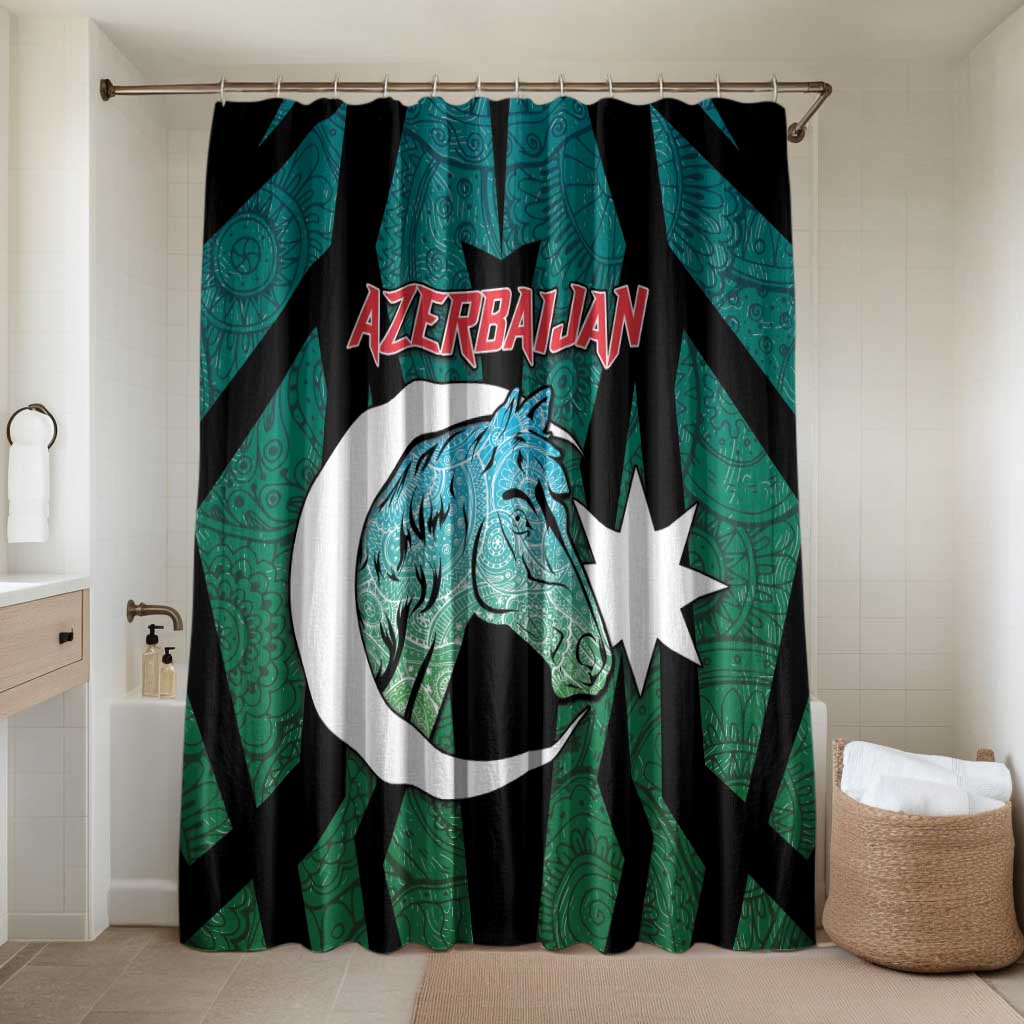Azerbaijan Bathroom Set Karabakh Horse Tattoo - Wonder Print Shop