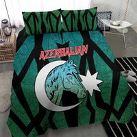 Azerbaijan Bedding Set Karabakh Horse Tattoo - Wonder Print Shop