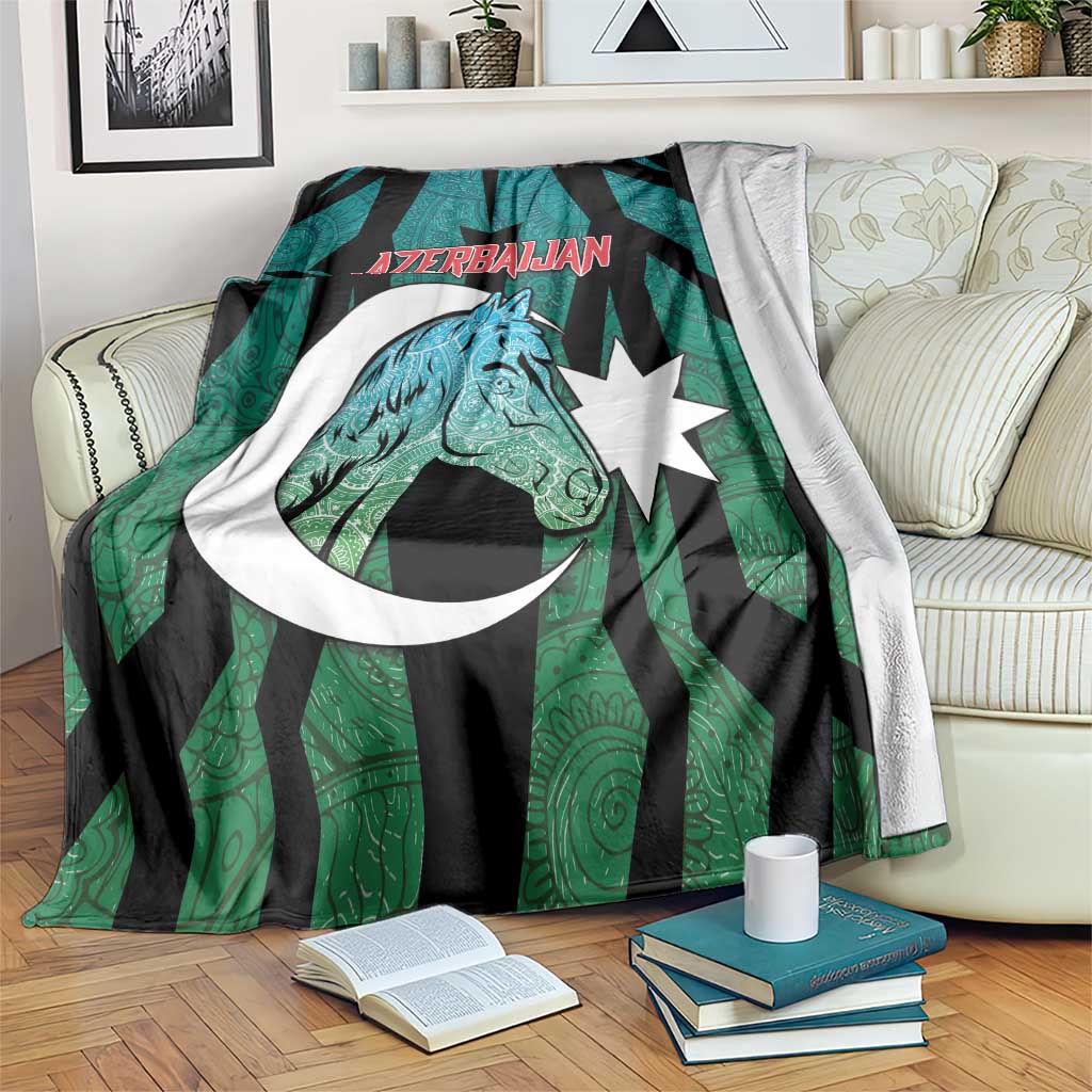 Azerbaijan Blanket Karabakh Horse Tattoo - Wonder Print Shop