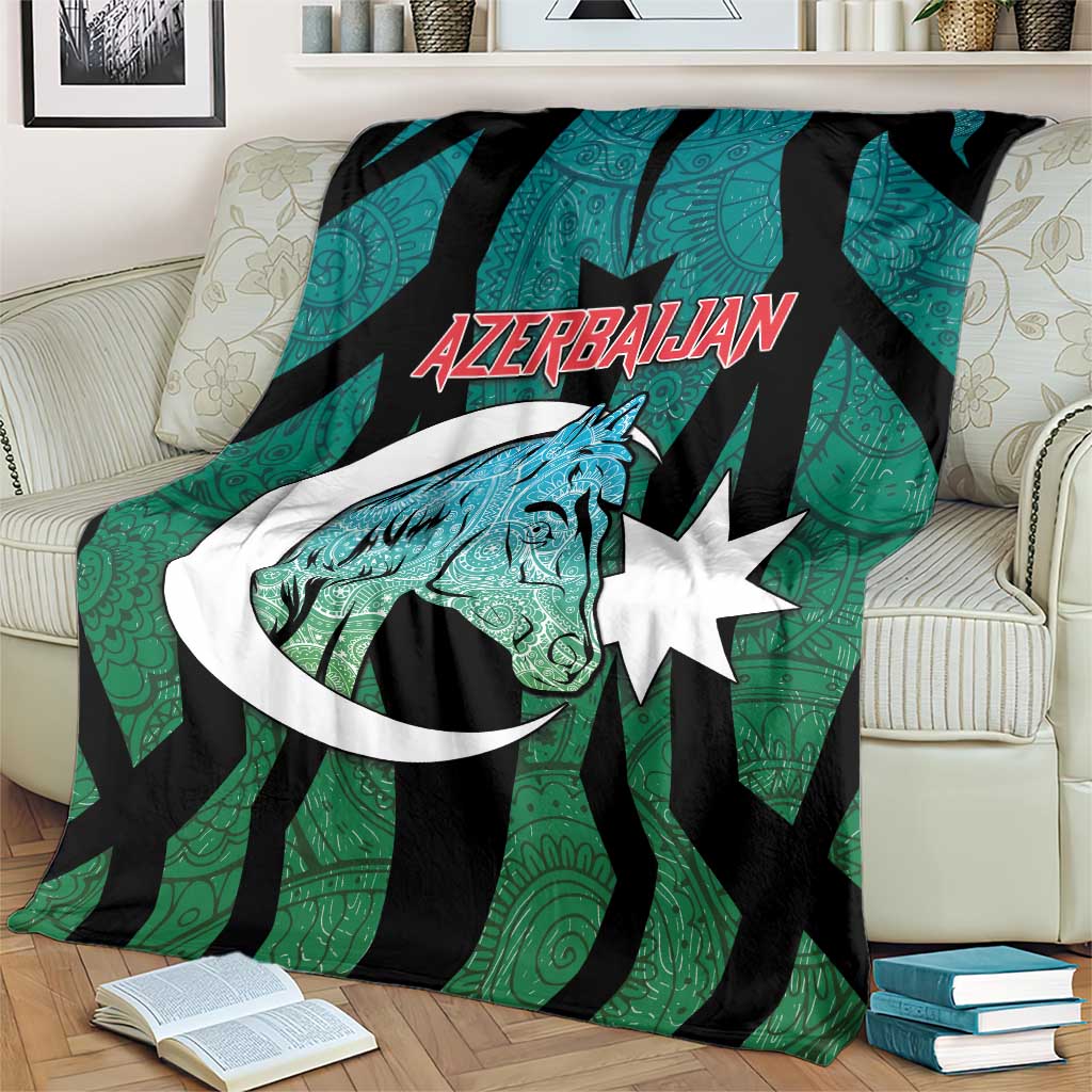 Azerbaijan Blanket Karabakh Horse Tattoo - Wonder Print Shop