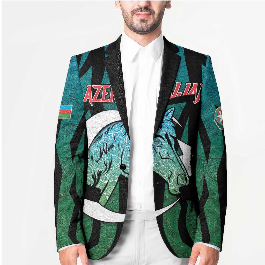 Personalized Azerbaijan Blazer Karabakh Horse Tattoo - Wonder Print Shop