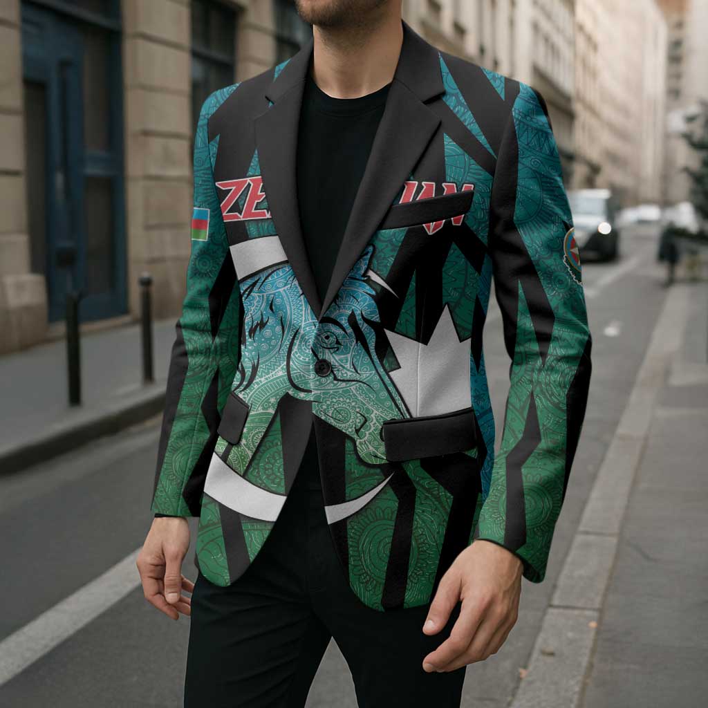 Personalized Azerbaijan Blazer Karabakh Horse Tattoo - Wonder Print Shop