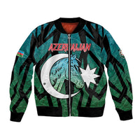 Personalized Azerbaijan Bomber Jacket Karabakh Horse Tattoo - Wonder Print Shop
