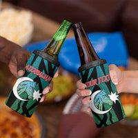 Personalized Azerbaijan 4 in 1 Can Cooler Tumbler Karabakh Horse Tattoo - Wonder Print Shop