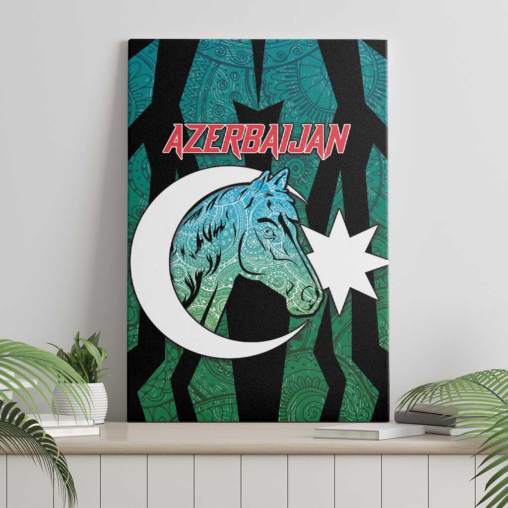 Azerbaijan Canvas Wall Art Karabakh Horse Tattoo - Wonder Print Shop
