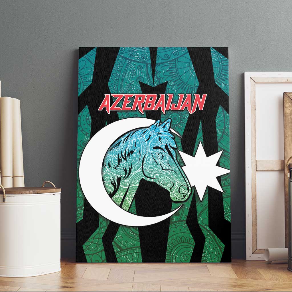 Azerbaijan Canvas Wall Art Karabakh Horse Tattoo - Wonder Print Shop