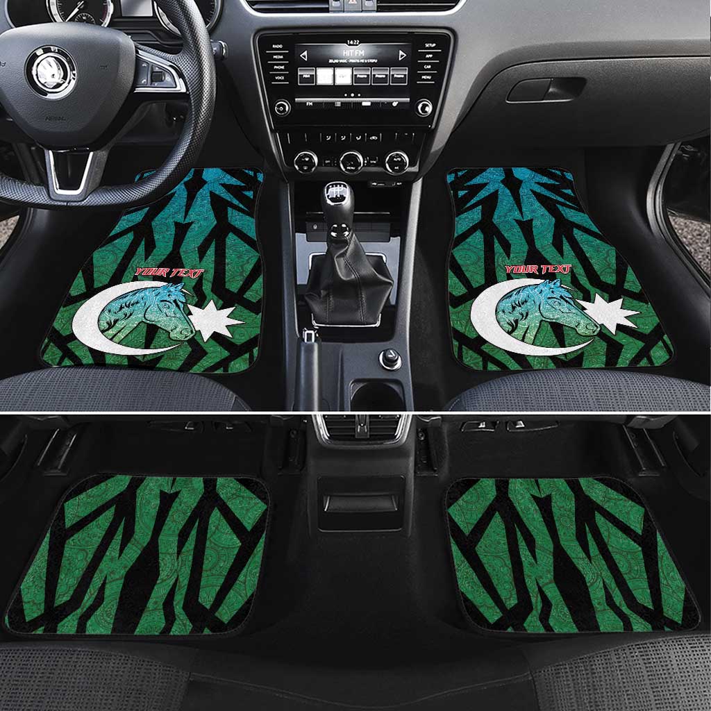 Azerbaijan Car Mats Karabakh Horse Tattoo - Wonder Print Shop