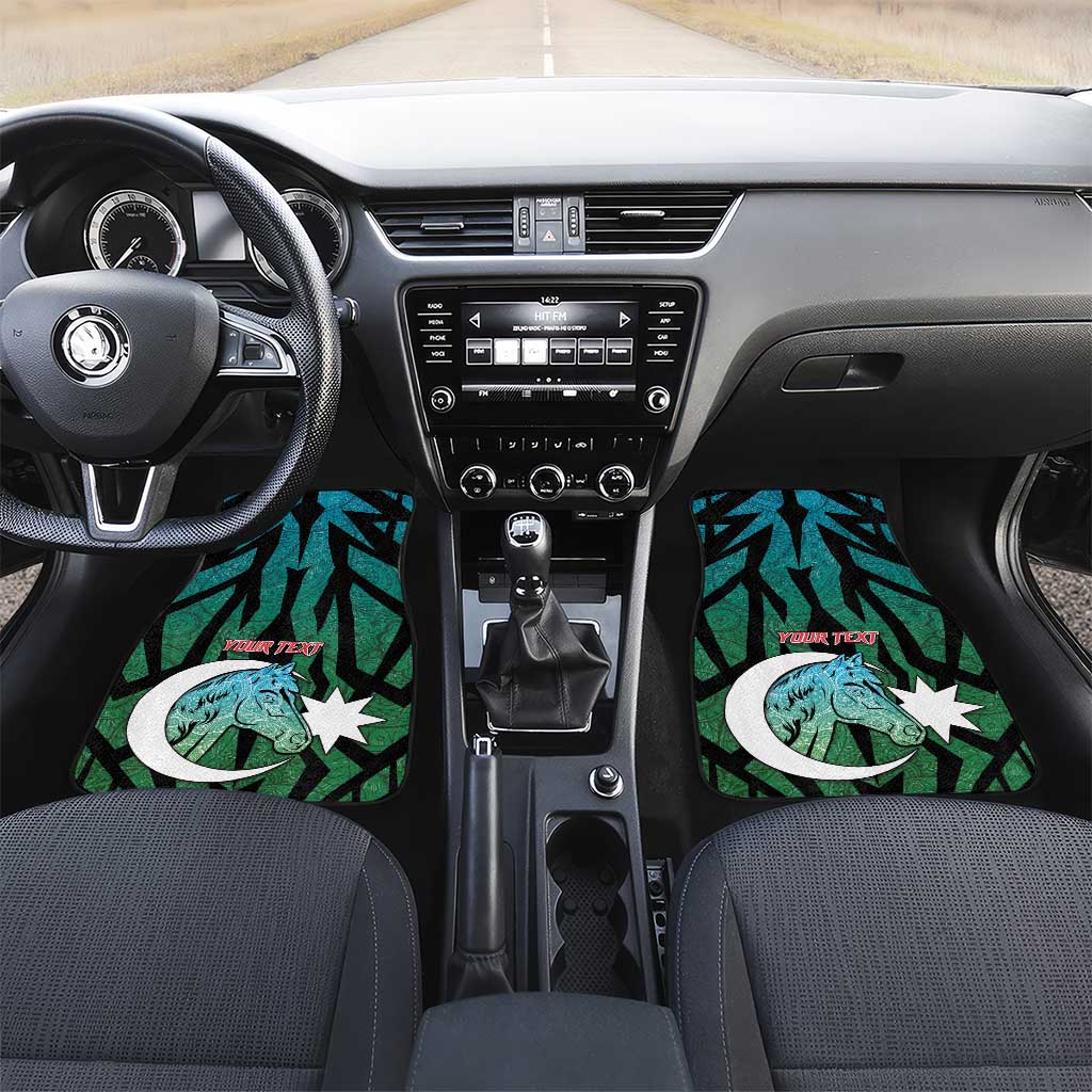 Azerbaijan Car Mats Karabakh Horse Tattoo - Wonder Print Shop