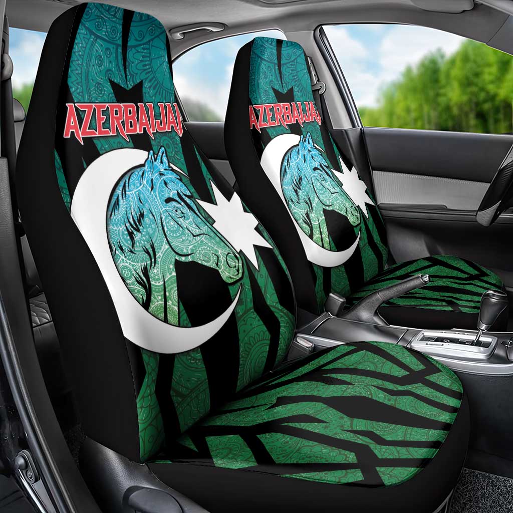 Azerbaijan Car Seat Cover Karabakh Horse Tattoo - Wonder Print Shop