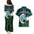 Personalized Azerbaijan Couples Matching Puletasi and Hawaiian Shirt Karabakh Horse Tattoo - Wonder Print Shop