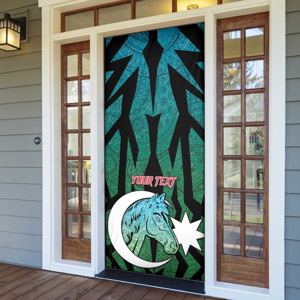 Azerbaijan Door Cover Karabakh Horse Tattoo - Wonder Print Shop