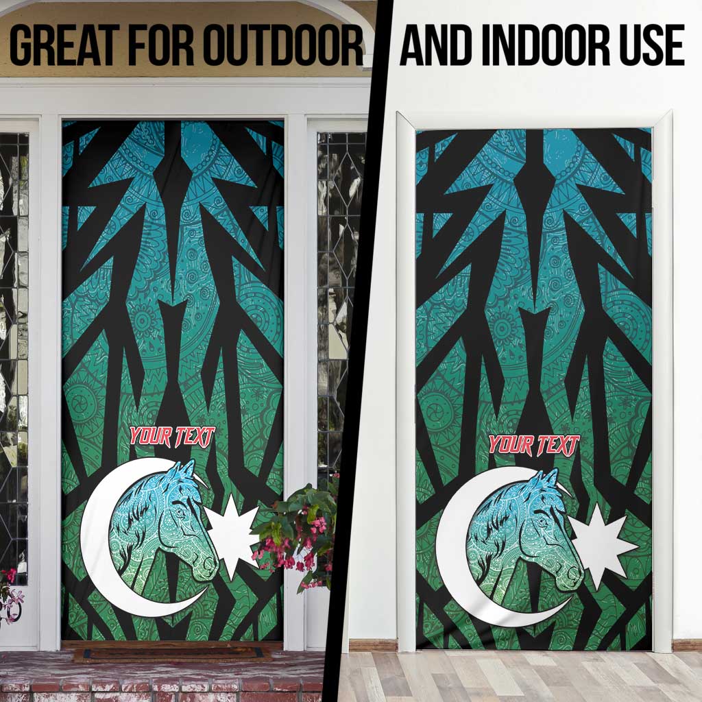 Azerbaijan Door Cover Karabakh Horse Tattoo - Wonder Print Shop