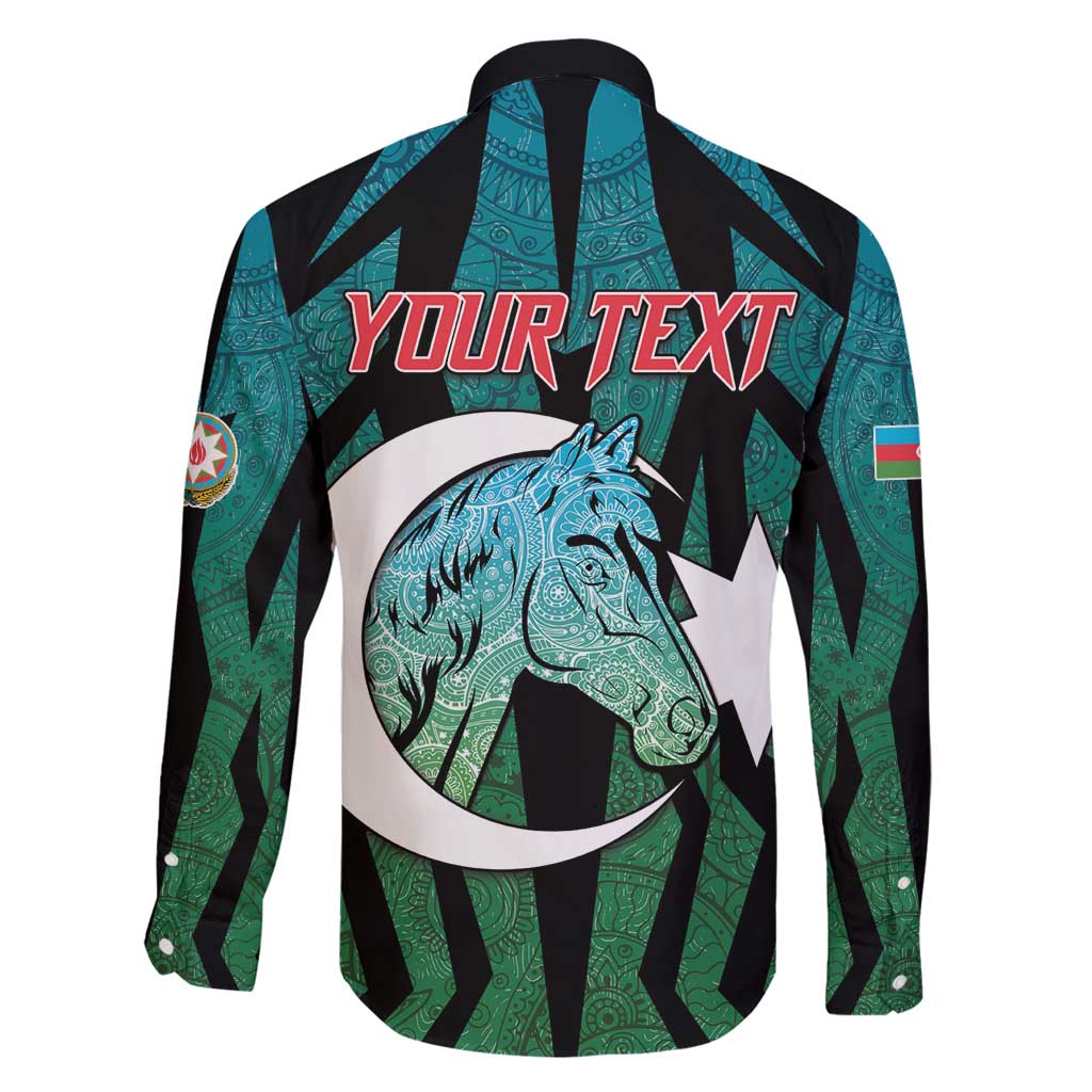 Personalized Azerbaijan Family Matching Puletasi and Hawaiian Shirt Karabakh Horse Tattoo - Wonder Print Shop