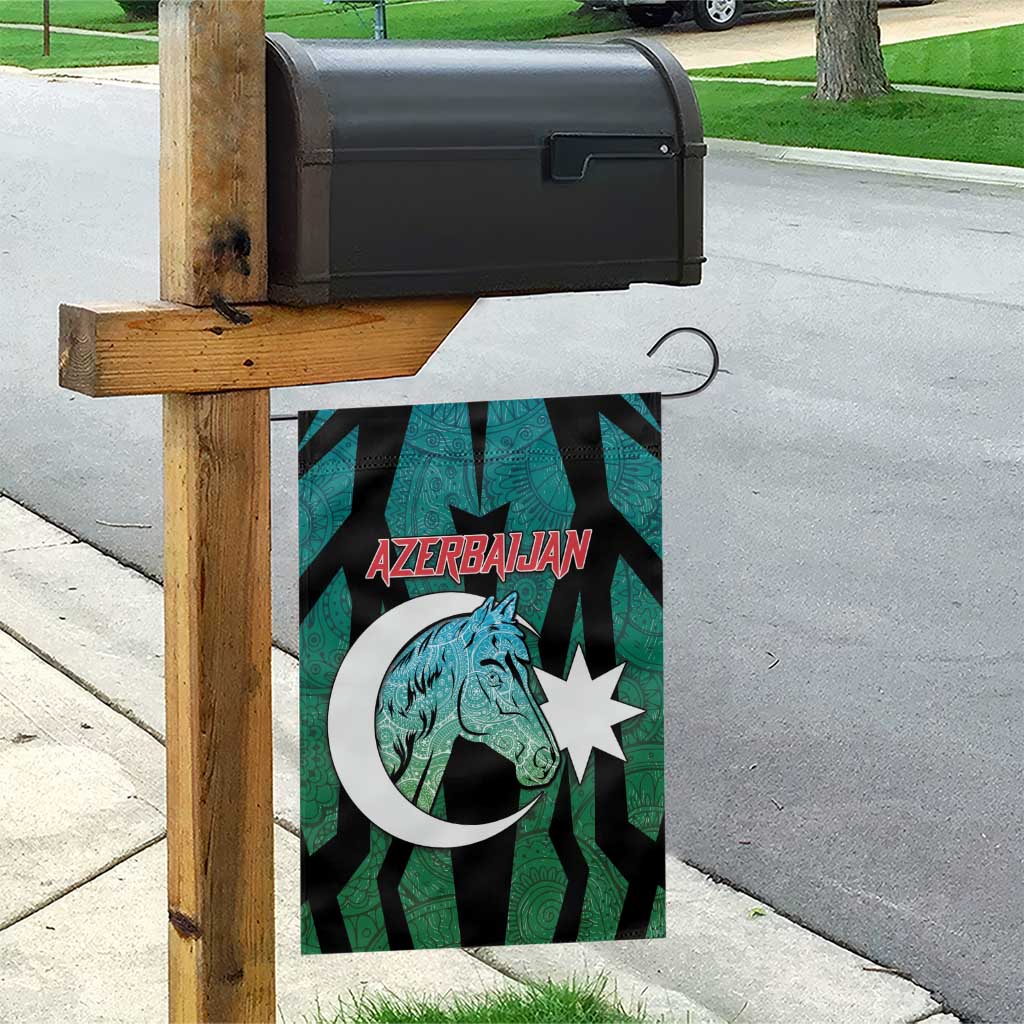 Azerbaijan Garden Flag Karabakh Horse Tattoo - Wonder Print Shop