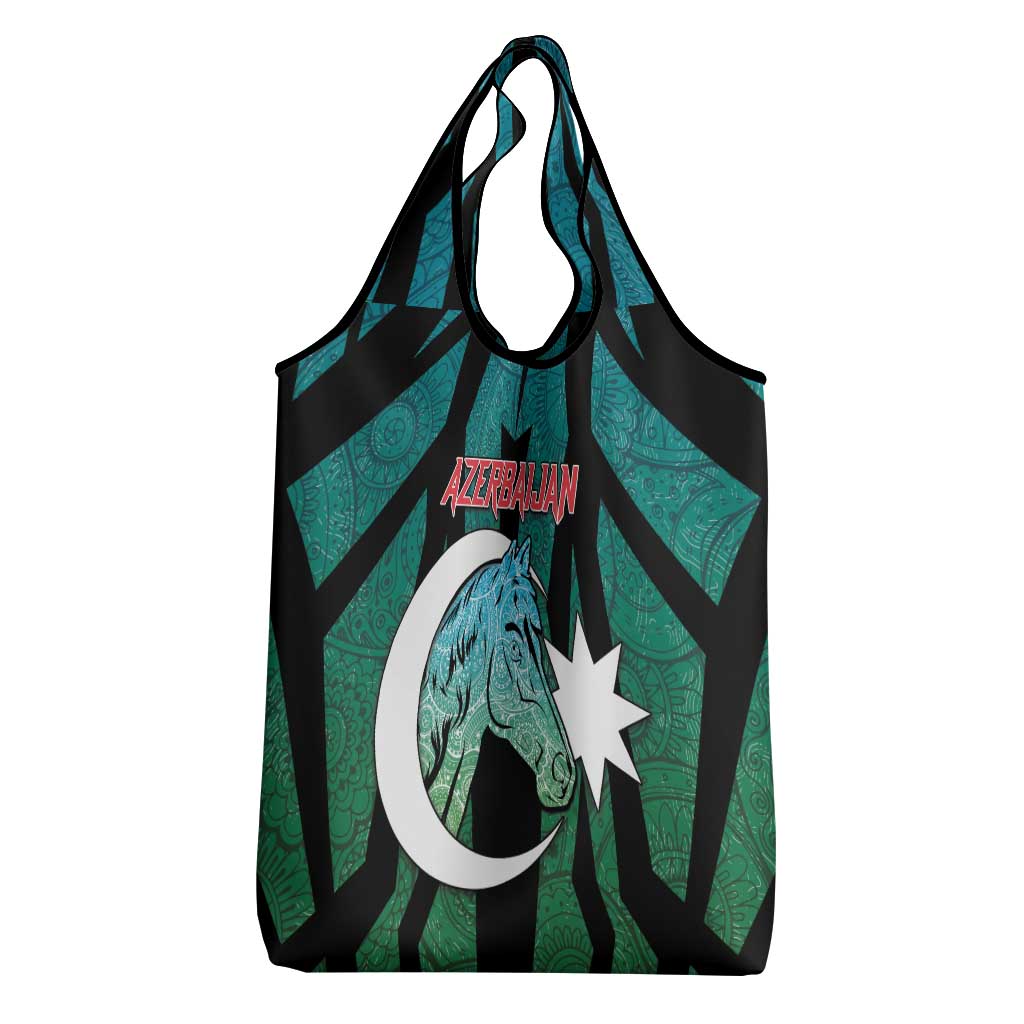 Azerbaijan Grocery Bag Karabakh Horse Tattoo - Wonder Print Shop