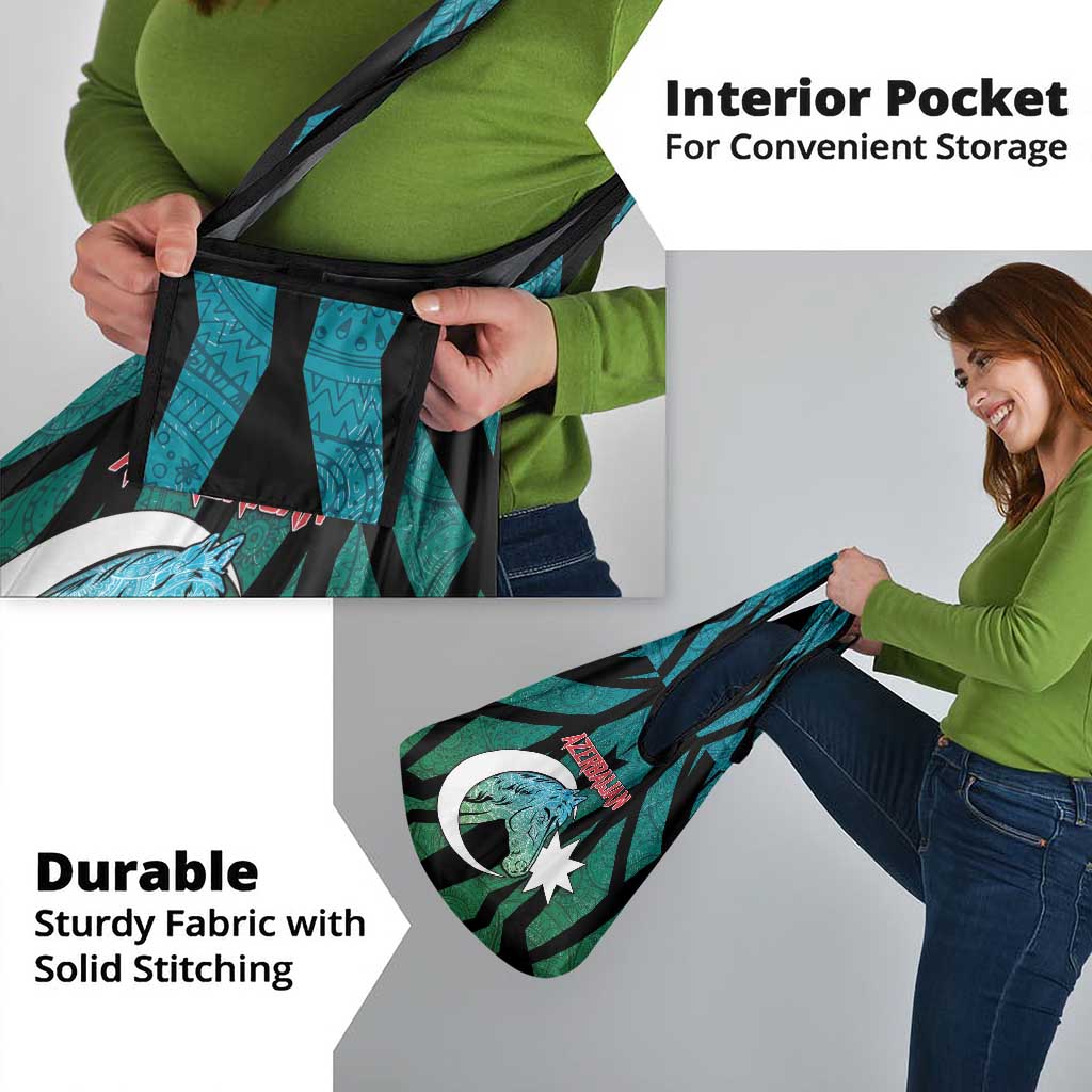 Azerbaijan Grocery Bag Karabakh Horse Tattoo - Wonder Print Shop