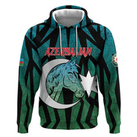 Personalized Azerbaijan Hoodie Karabakh Horse Tattoo - Wonder Print Shop