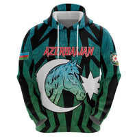 Personalized Azerbaijan Hoodie Karabakh Horse Tattoo - Wonder Print Shop