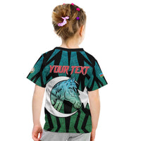 Personalized Azerbaijan Kid T Shirt Karabakh Horse Tattoo - Wonder Print Shop