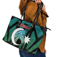 Azerbaijan Leather Tote Bag Karabakh Horse Tattoo - Wonder Print Shop