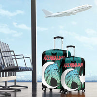 Azerbaijan Luggage Cover Karabakh Horse Tattoo - Wonder Print Shop