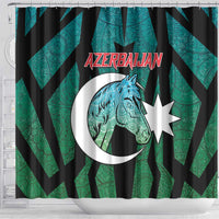 Azerbaijan Shower Curtain Karabakh Horse Tattoo - Wonder Print Shop